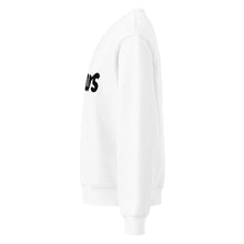 Load image into Gallery viewer, 5preview unisex oversized heavyweight sweatshirt in white, left side view
